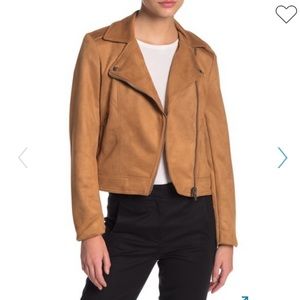 Philosophy Faux Suede Moto Jacket